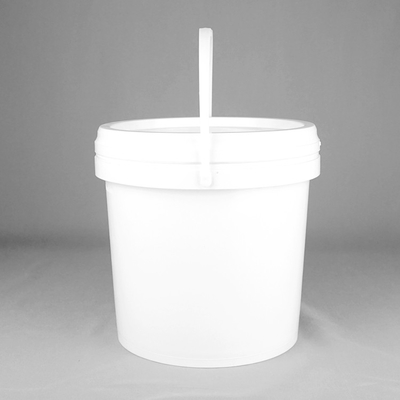 OEMの歓迎9つのリットルのふたが付いているプラスチック ペンキの貯蔵容器の白いバケツ