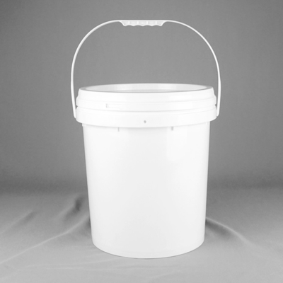 UV 耐性 スナップ 蓋付き 積み立てられる 20 リッター プラスチック または 金属 の バケツ