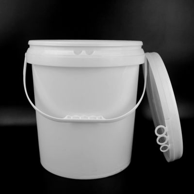 円形11.5インチ（直径） 5個のガロンのプラスチック バケツ15.5インチの高さ