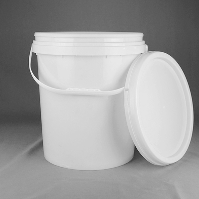 6ガロン25Lの白く大きい円形のプラスチック バケツはペンキのための証拠を漏らす