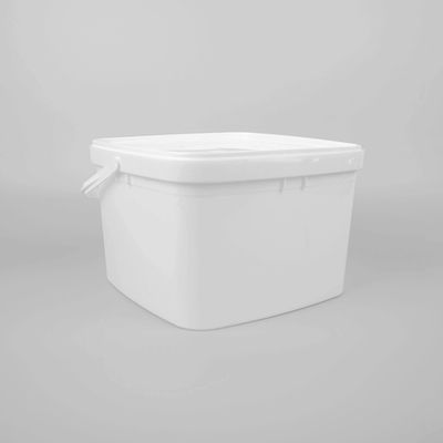 ふたの注文色の3L PPのポリプロピレンの明確な正方形のバケツ