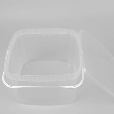 化学抵抗の白い色の正方形のプラスチック バケツ