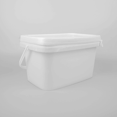 5L食糧貯蔵の正方形のプラスチック バケツIMLの設計家の使用
