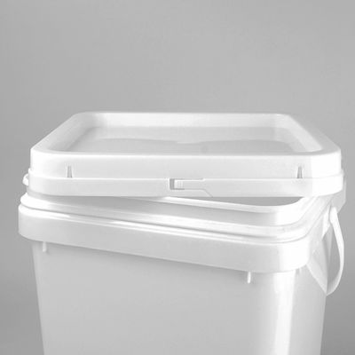 正方形のプラスチック バケツの食品等級白い色20L