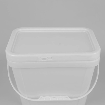 保証された正方形の黒のプラスチック バケツの食品等級6L