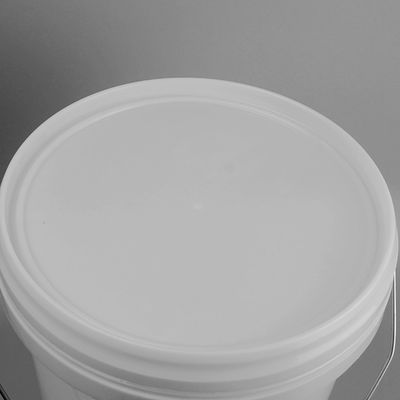 白い円形のプラスチック バケツのFDAは顧客需要の容量Depandを証明した
