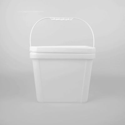 化学耐性 方形 プラスチックのバケツ 熱伝送印刷 オプション