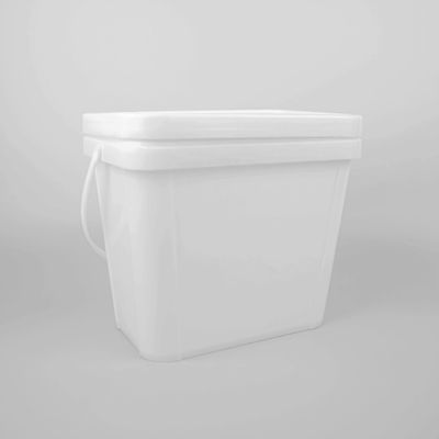 2L Square PP Food Grade Bucket with Chemical Resistance Handle and Lid 各種サイズで,化学的耐性ハンドルと蓋が付いている