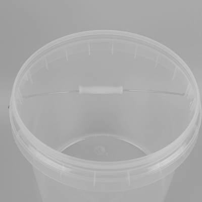 25*23*27cmのふたが付いている透明なプラスチック バケツ10Lのプラスチック バケツ