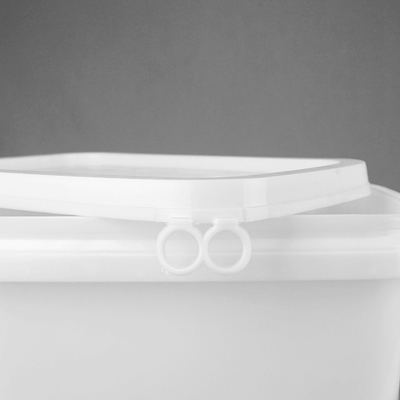 カスタマイズされた色PPはふたの正方形の形の5Lプラスチック バケツをバケツでくむ