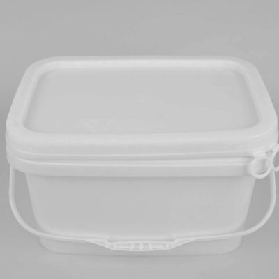25*17*15.8cmのSGSの承認の明確な食品等級の正方形のプラスチック バケツ