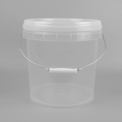 25*23*27cmのふたが付いている透明なプラスチック バケツ10Lのプラスチック バケツ