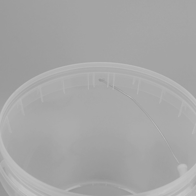 1L 5L 10Lのふたおよびハンドルによってカスタマイズされる透明なプラスチック包装のバケツ
