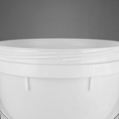円形のペンキのバケツ25Lのプラスチック白いバケツ