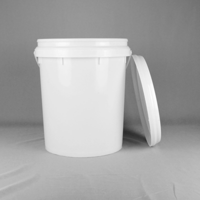 積み重ね可能で黒く白い5ガロンのプラスチック バケツ潤滑油のための20リットル