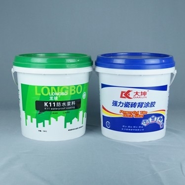 15Lカスタマイズされるふたおよびハンドルが付いている付着力のペンキのプラスチック包装のバケツ