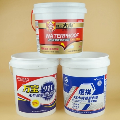 15Lカスタマイズされるふたおよびハンドルが付いている付着力のペンキのプラスチック包装のバケツ