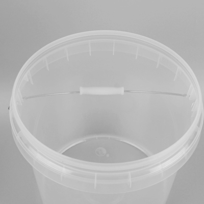 10Lは明確なプラスチックおもちゃをバケツでくむふたが付いているプラスチック浜のバケツをカスタマイズした
