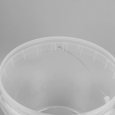 10Lは明確なプラスチックおもちゃをバケツでくむふたが付いているプラスチック浜のバケツをカスタマイズした