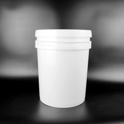 便利なハンドル 蓋にスナップ 5 ガロンのプラスチックバケツ 15.5 インチ