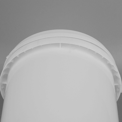 5L PPのポリプロピレンのハンドルが付いている小さい化学バケツの円形