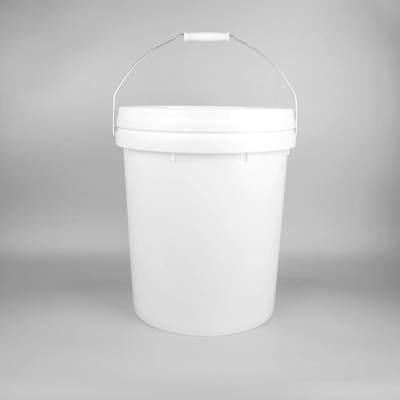 ペンキのための白い円形の空の20リットルのプラスチック ペンキのバケツ