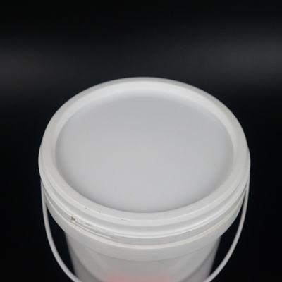食品等級の3リットルのあたりのプラスチック バケツのバケツの白